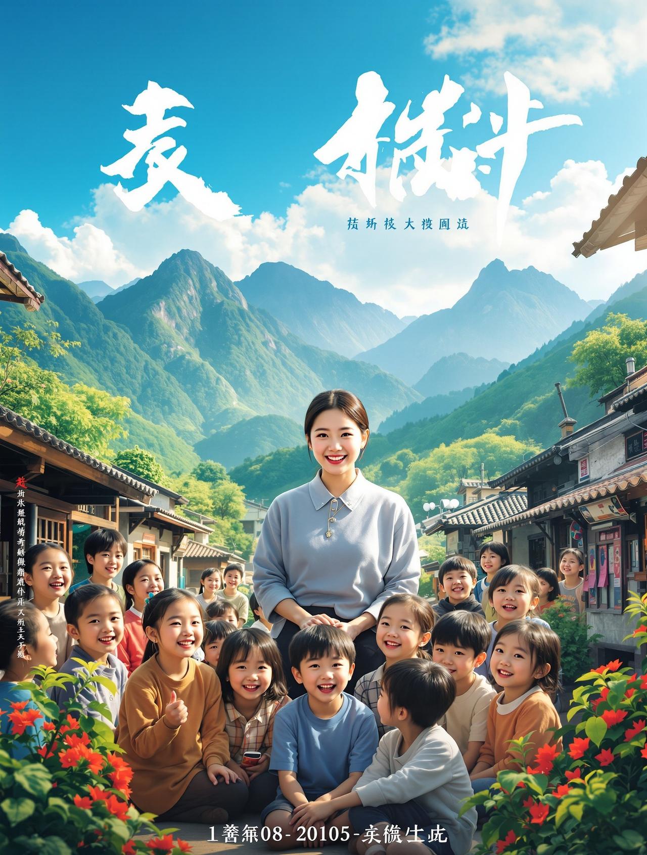 漫剧大师 - 山那边 漫剧大师作品《山那边》海报 - 乡村温情题材短剧